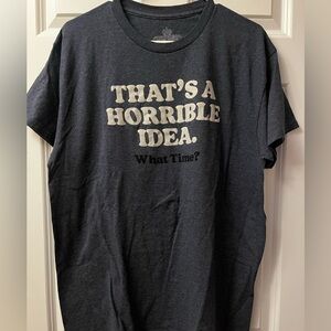 Men's Graphic T-Shirt - Dark Heather blue